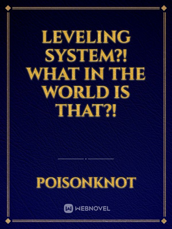 Leveling System?! What in the World is that?!