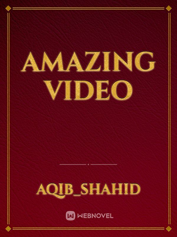 Amazing video Book