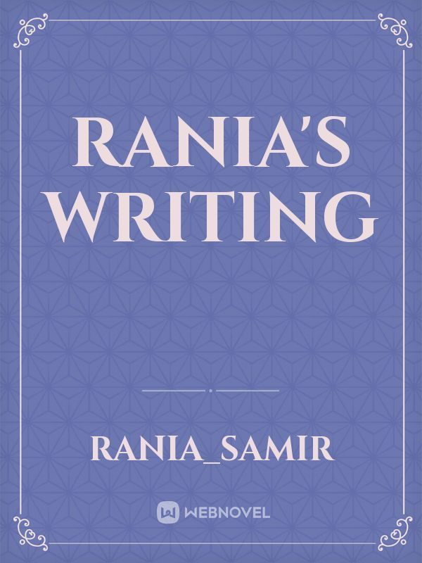 rania's writing