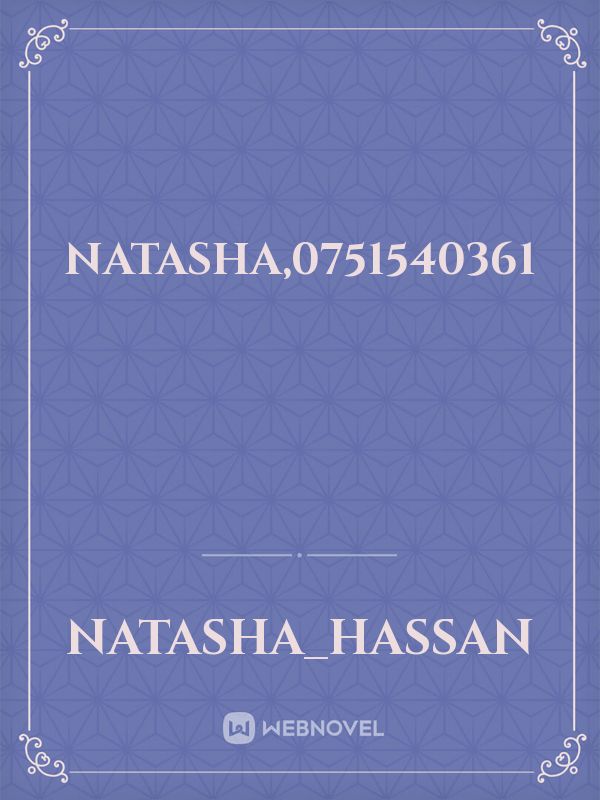 natasha,0751540361 Book