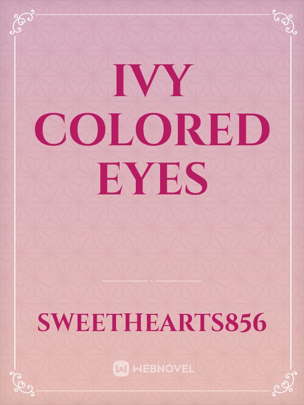 Ivy Colored Eyes Book
