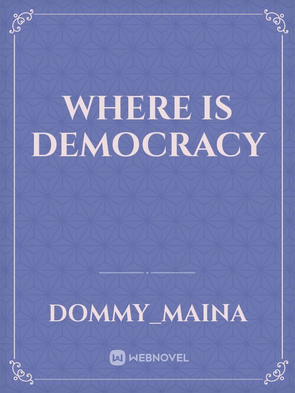 Where is democracy Book