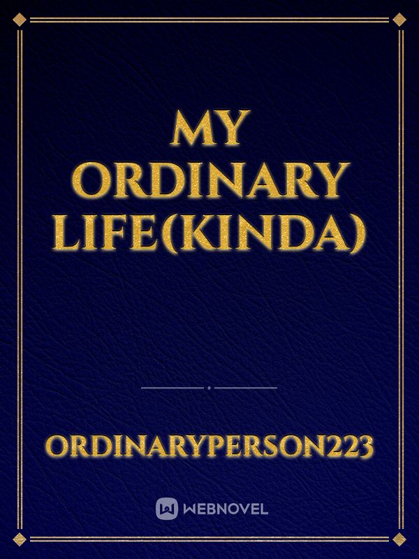 my ordinary life(kinda) Book