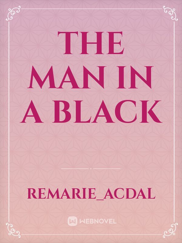 The man in a black