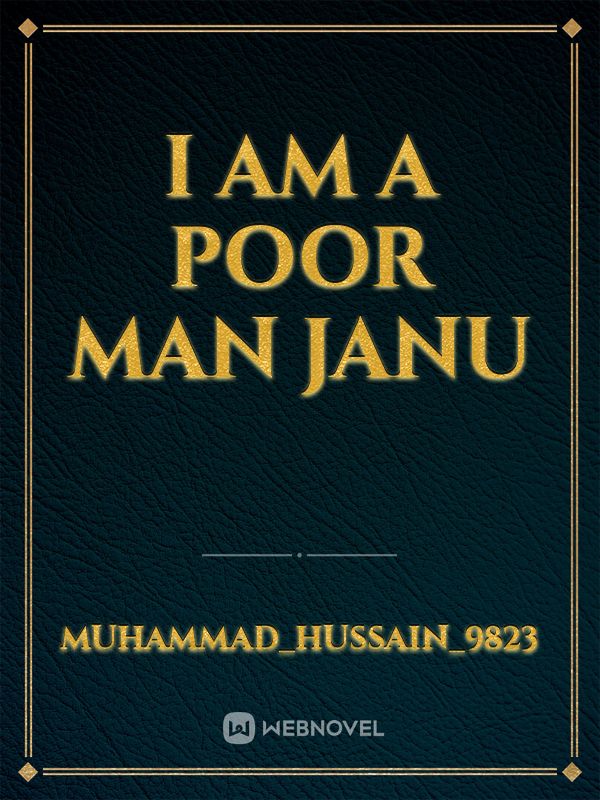 I am a poor man janu Book