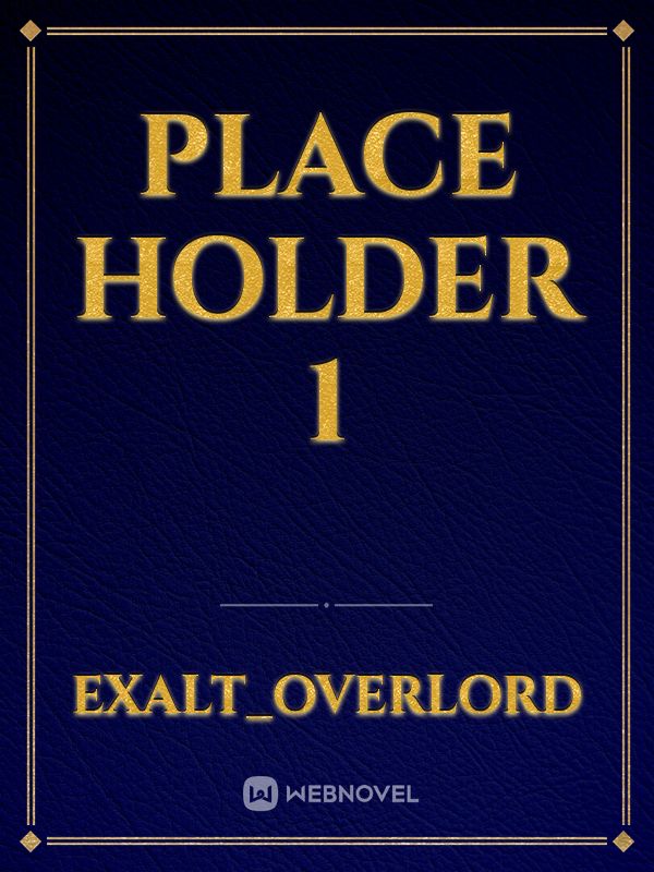 Place Holder 1 Book