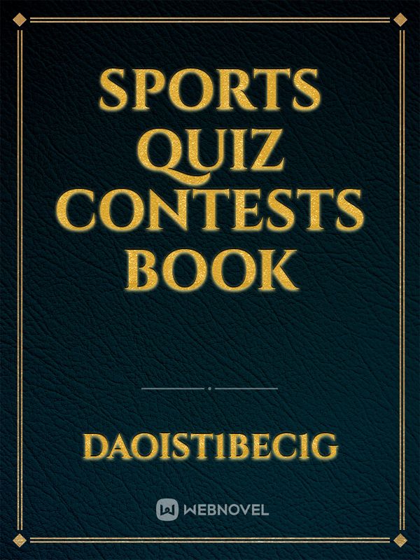 Sports quiz contests book