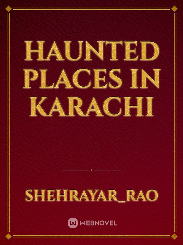 Haunted Places in Karachi Book