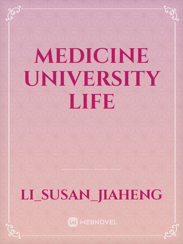 medicine University life