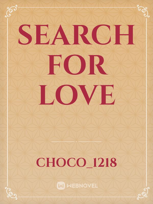 Search for love Book