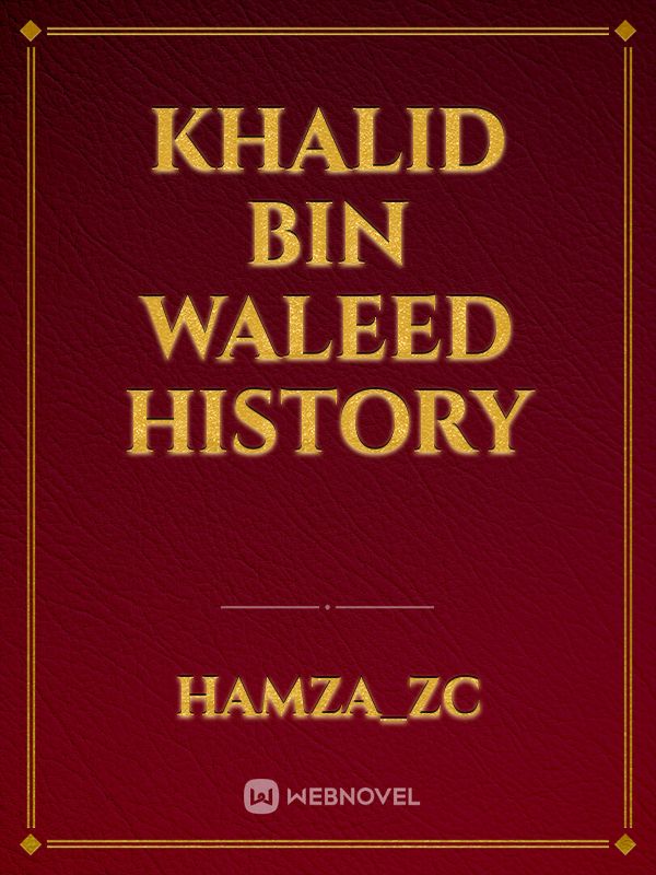 Khalid bin waleed history Book