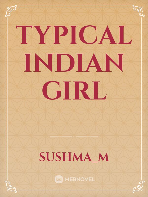 Typical Indian girl Book