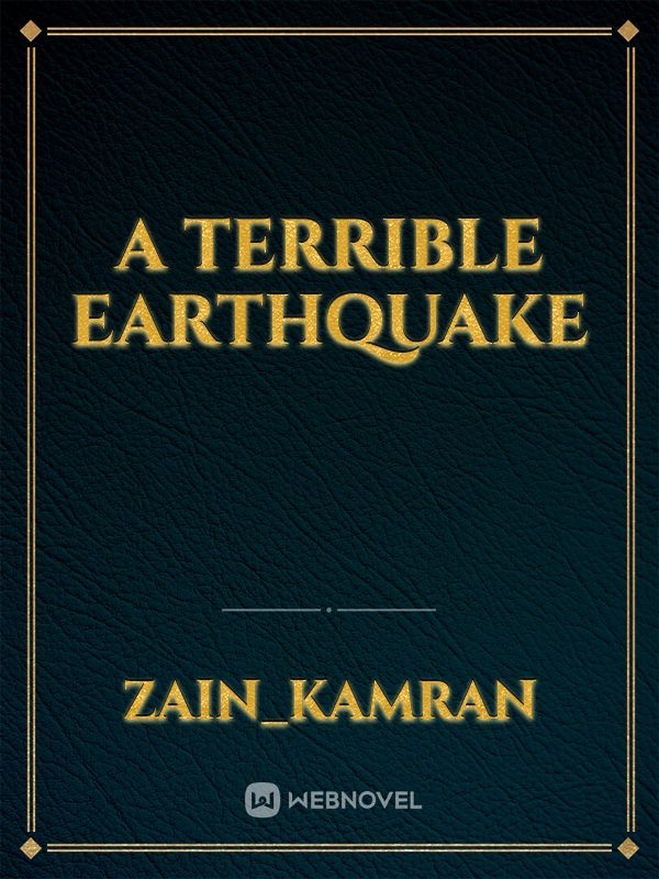 A Terrible Earthquake Book