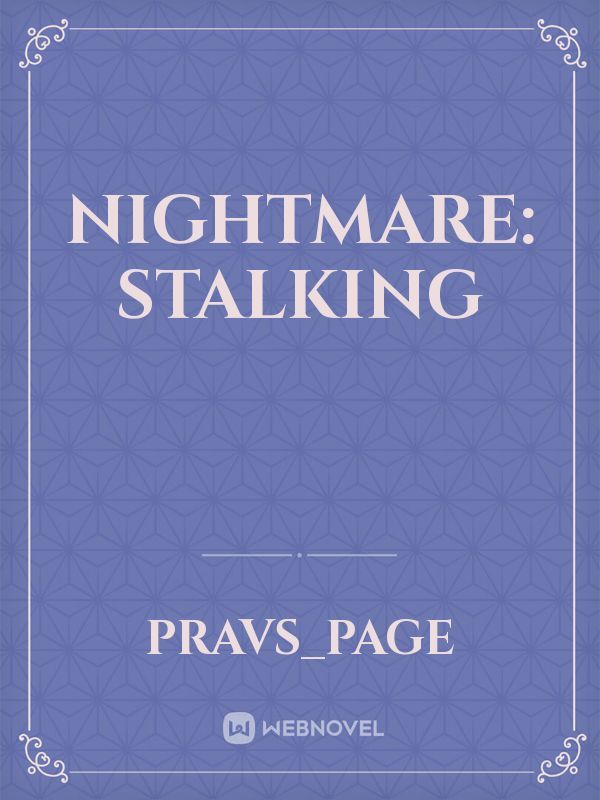 Nightmare: Stalking Book