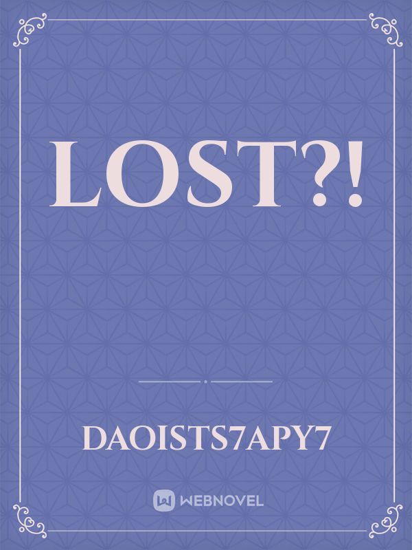 LOST?! Book