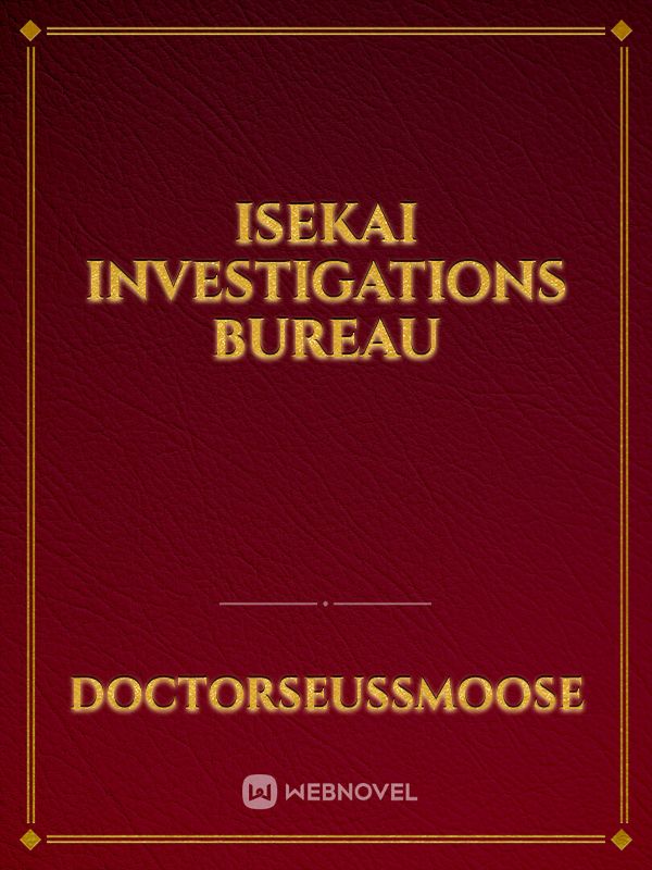 Isekai Investigations Bureau Book
