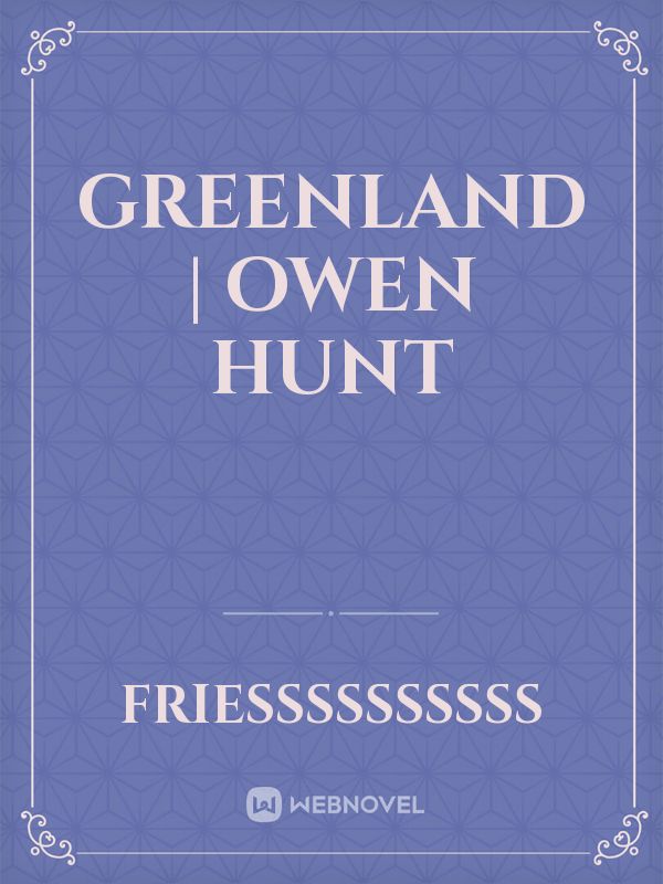 greenland | owen hunt Book