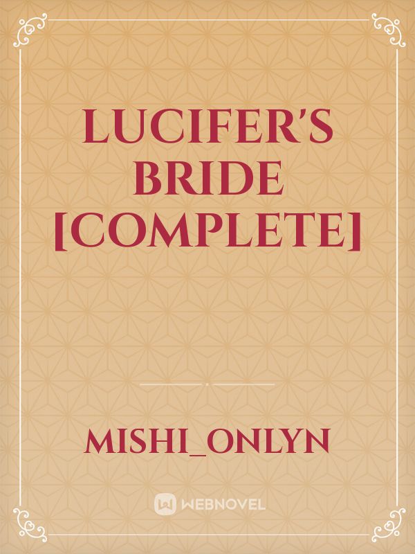 Lucifer's Bride [Complete]