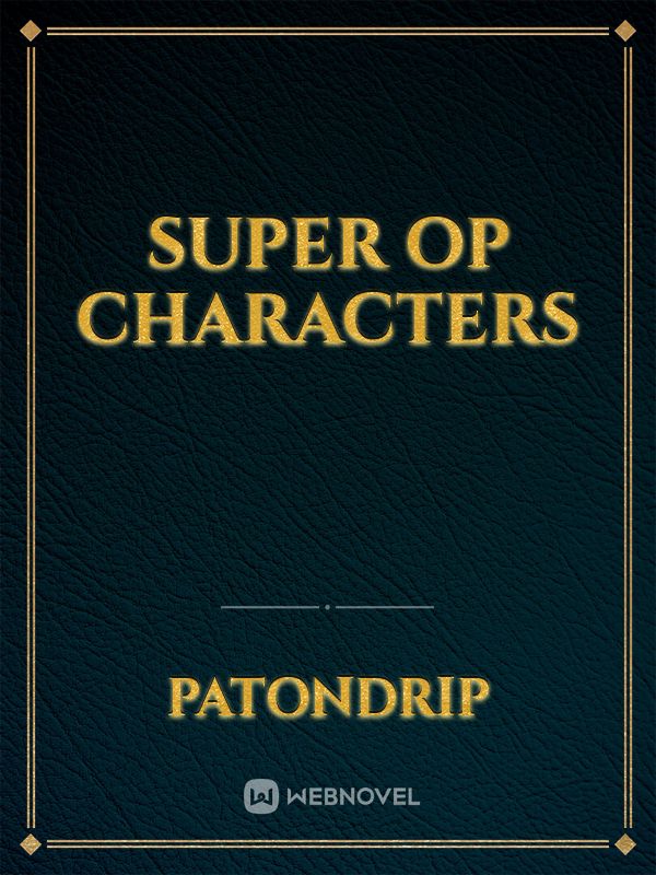 Super OP Characters Book