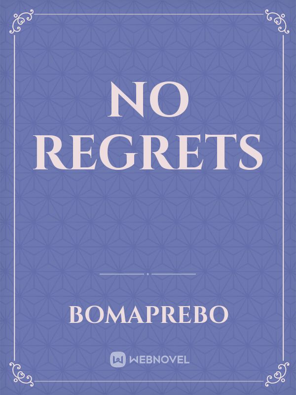 NO Regrets Book