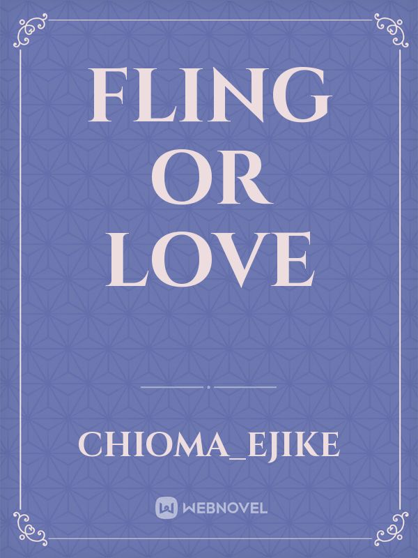 Fling or Love Book