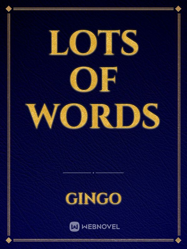 Lots of words Book