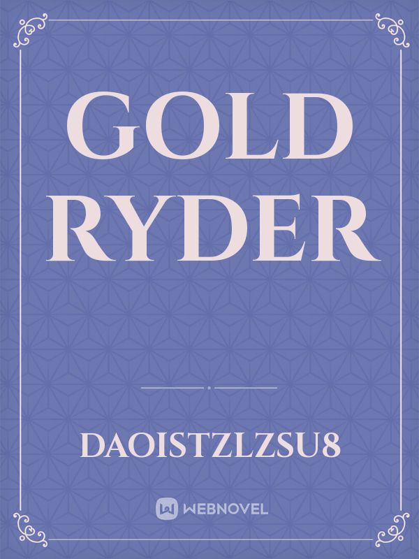 gold Ryder Book