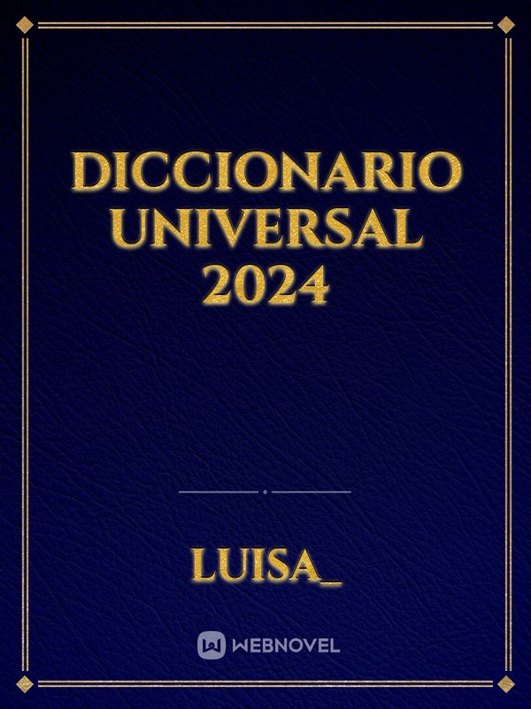Diccionario Universal 2024 Book