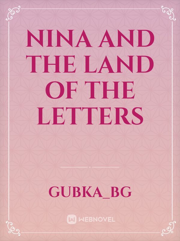 Nina and the land of the letters
