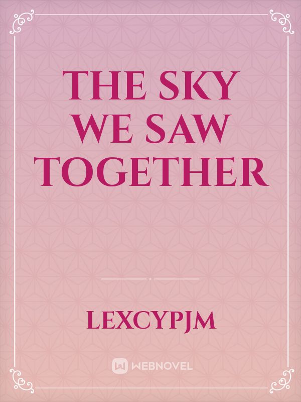 THE SKY WE SAW TOGETHER Book