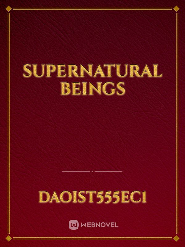 Supernatural beings Book