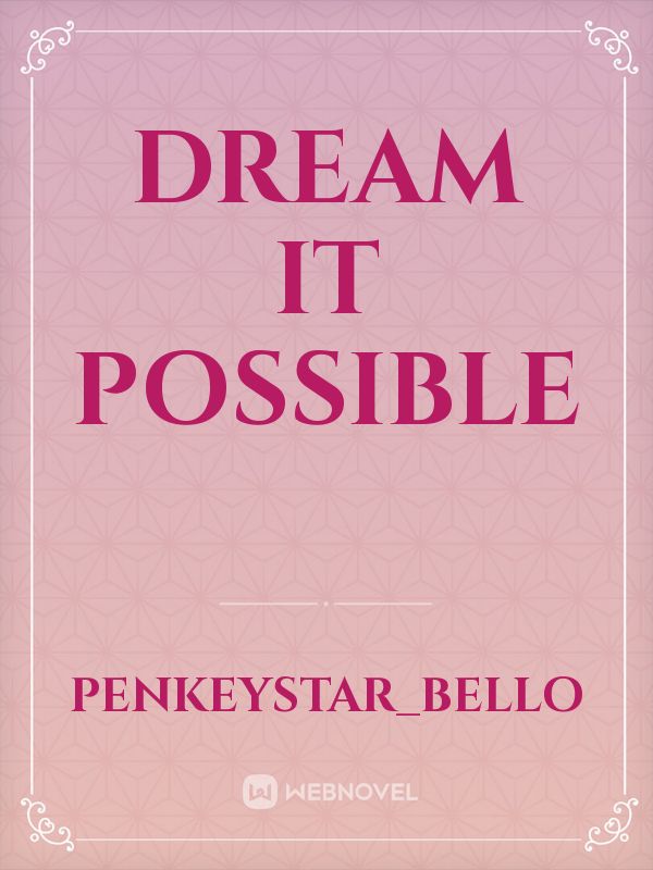 Dream it possible Book