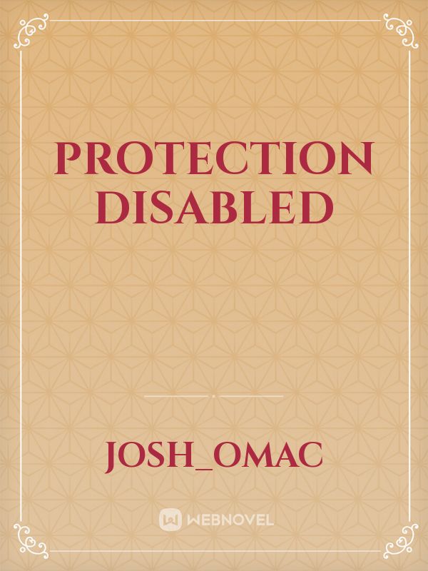 Protection Disabled Book