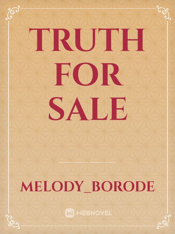 Truth for sale Book
