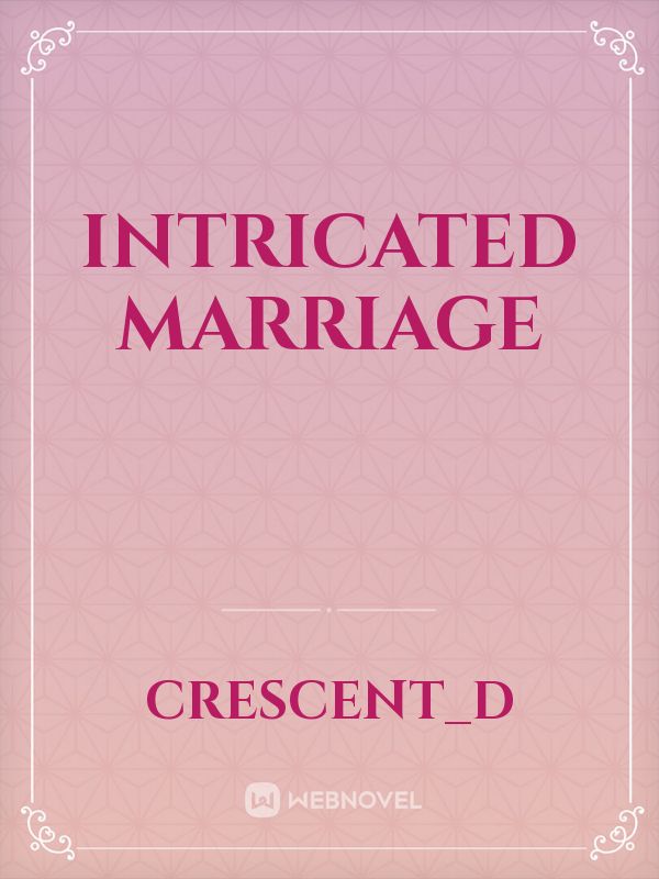 Intricated Marriage Book
