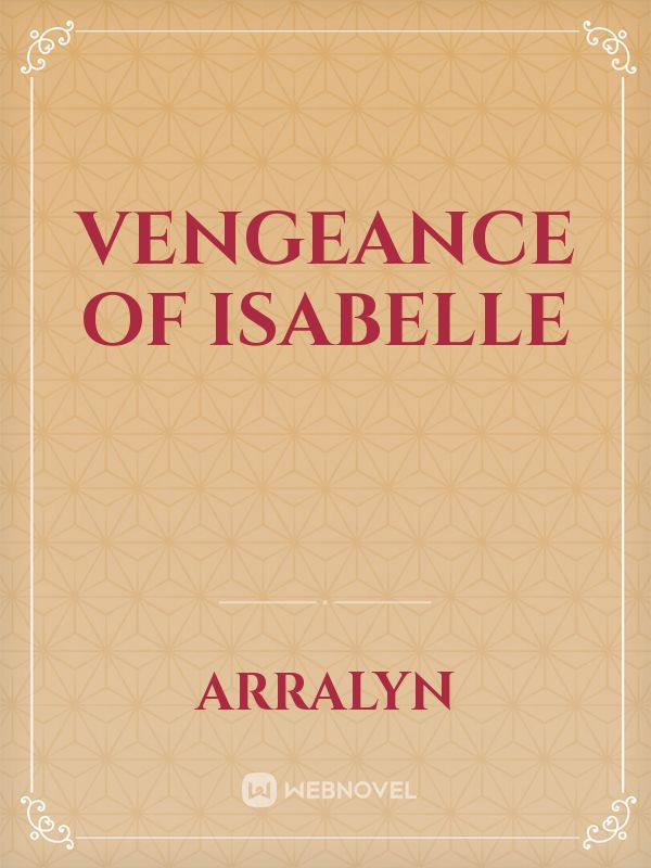 Vengeance of Isabelle Book