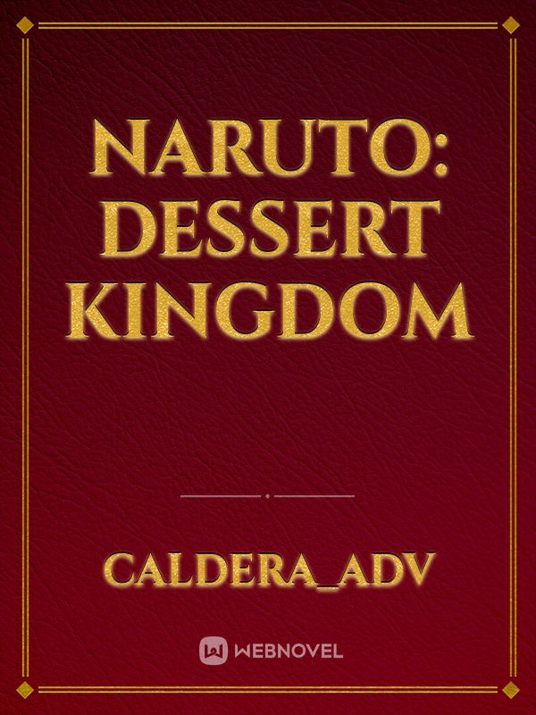 Naruto: Dessert kingdom Book