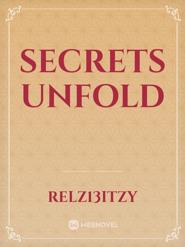 Secrets Unfold Book