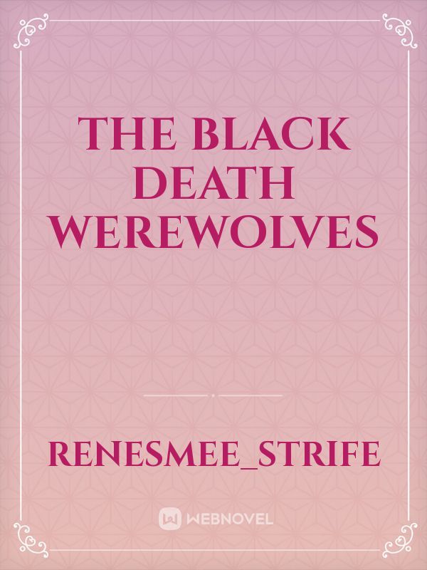 The Black Death Werewolves Book