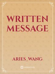 Written Message Book