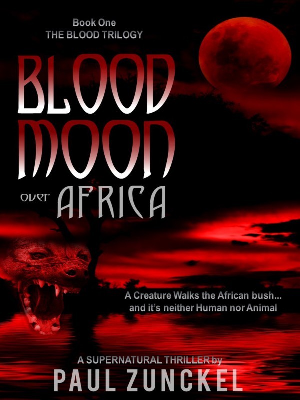 Blood Moon over Africa