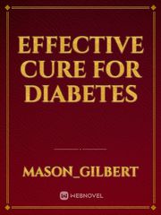 effective cure for diabetes Book