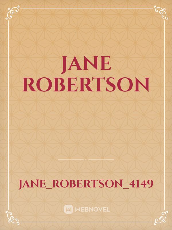 Jane Robertson Book