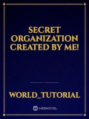 Secret Organization Created By Me! Book