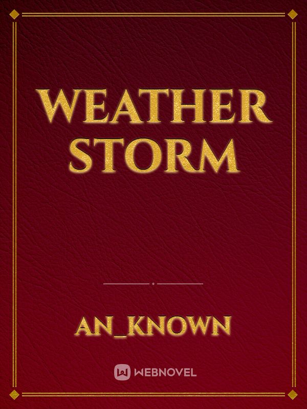 WEATHER STORM Book