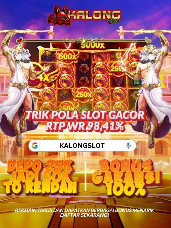 KALONGSLOT Situs Slot Online Bonus New Member 100% Diawal TO Kecil