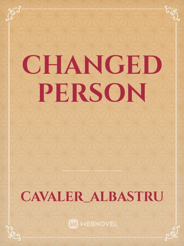 Changed Person Book