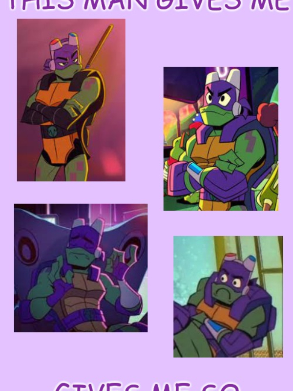 Game night  [rotmnt] [fluff] [donnie] [reader insert] [ leos prob gay]