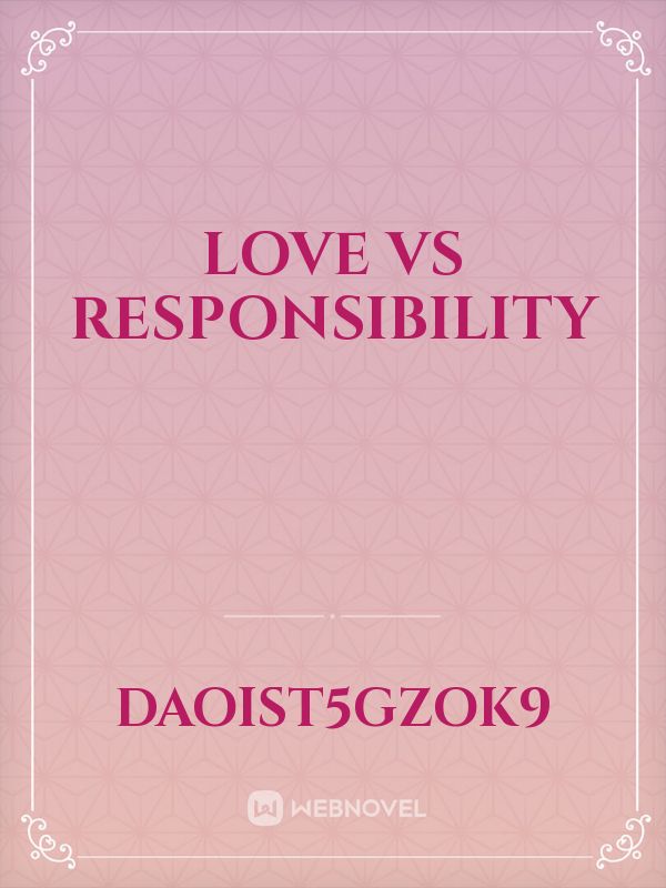 love vs responsibility Book