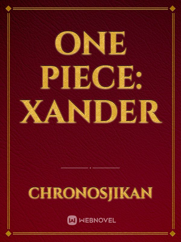 One Piece: Xander Book